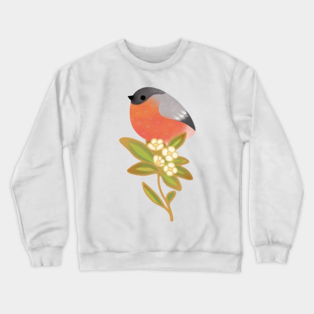 Eurasian bullfinch 1 Crewneck Sweatshirt by pikaole